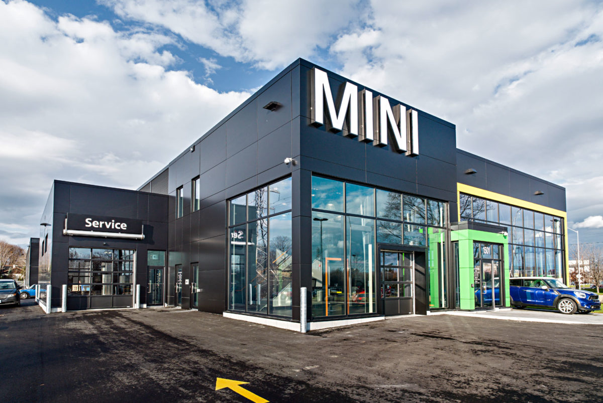 Exterior View, Mini Ottawa, main entrance, service entrance.