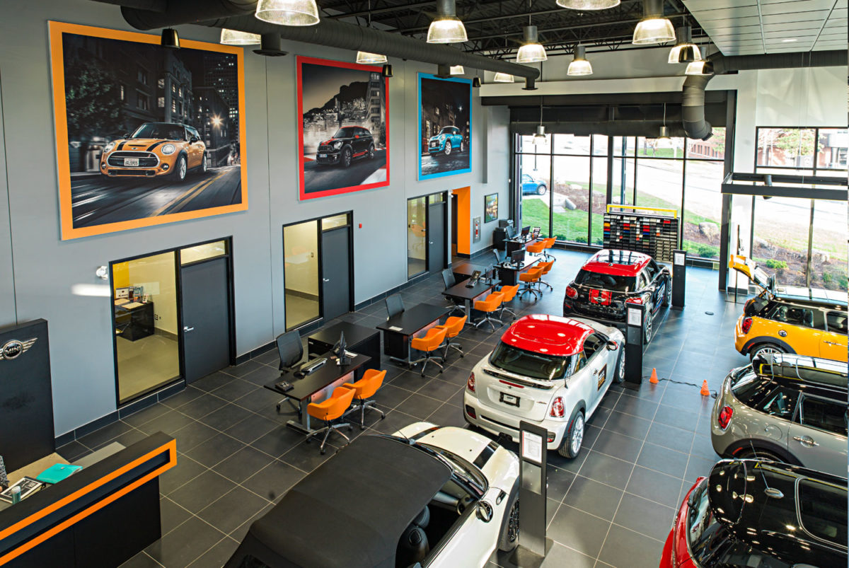 Interior View, Mini Ottawa, showroom floor and offices.