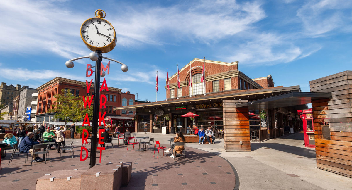 View of the Byward Market.