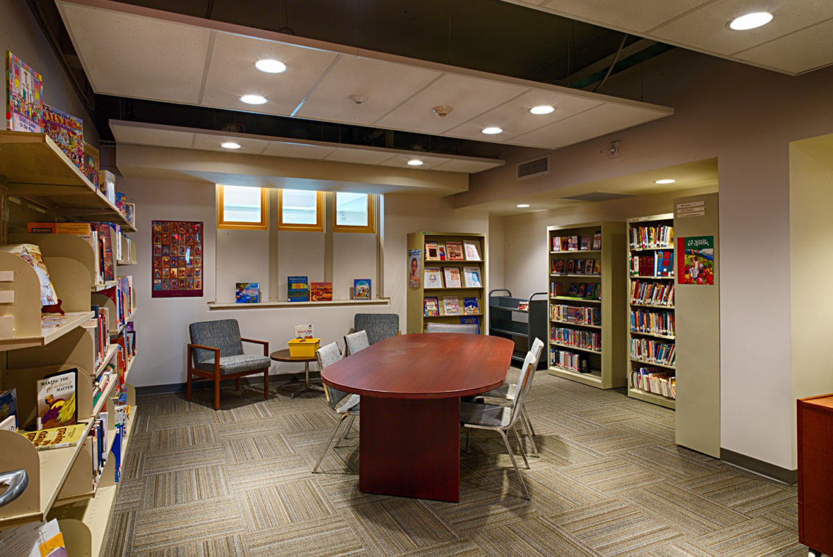 St. George’s Church, interior children's library.