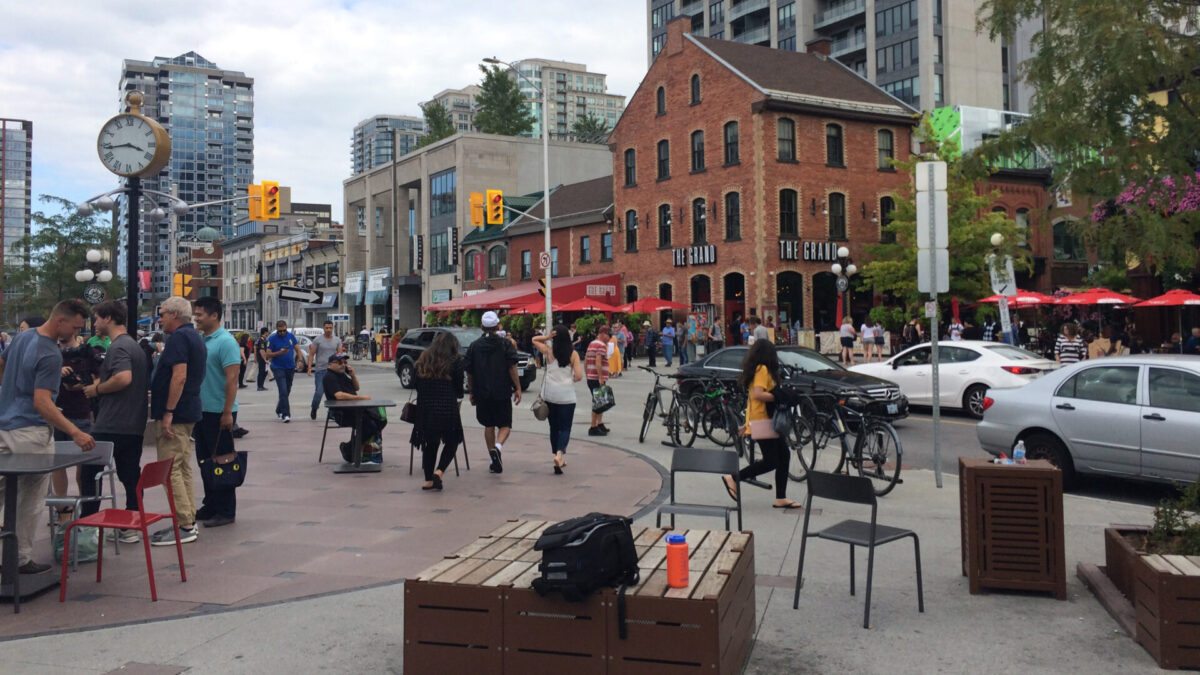 A view of Ottawa's Byward Market, lacking local vendors and suitable infrastructure.